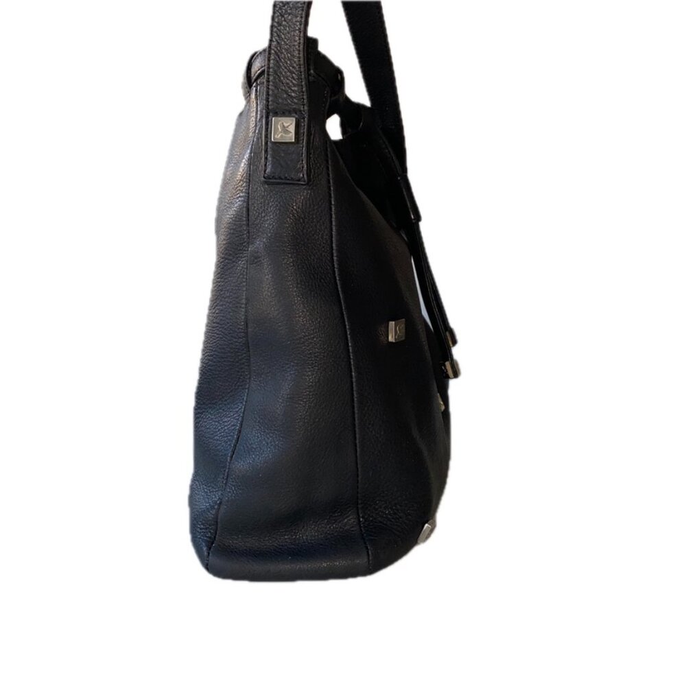Paloma Picasso Leather Hobo Bucket Crossbody Bag Italy - Picture 6 of 13